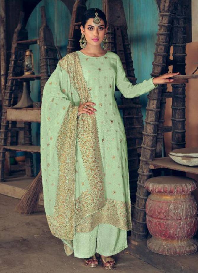 KARMA SAAZ VOL 2 Designer Festive Wear Silk Jacquard Worked salwar Suit Collection